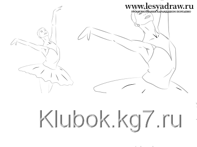 Finalizing How to draw a ballerina, how to draw a ballerina with a pencil step by step