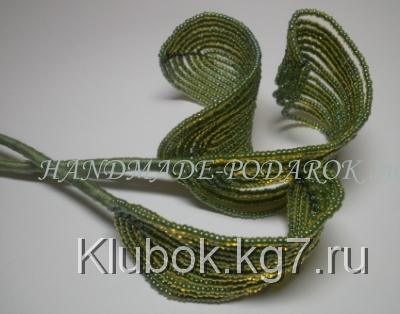 ландыши из бисера ландыши из бисера