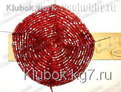 лепесток бисерной розы своими руками для пятого круга лепестков готов