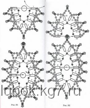 схема плетения колье русская красавица