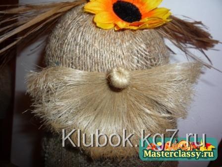 Пара домовых в корзинке своими руками