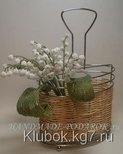 Ландыши из бисера. Мастер-класс Ландыши из бисера. Мастер-класс