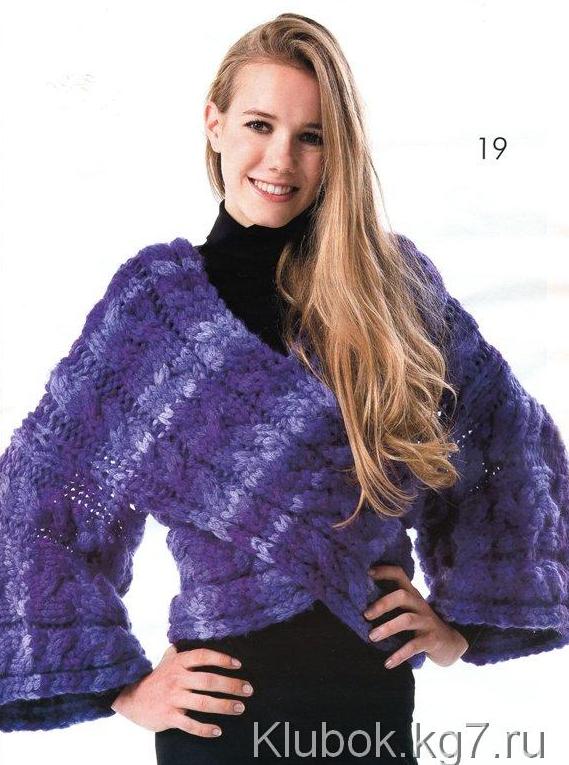 ЖАКЕТ-ШАРФ СПИЦАМИ ЖАКЕТ-ШАРФ СПИЦАМИ