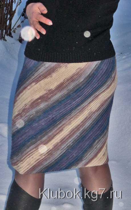 Юбка с диагональными полосами Юбка с диагональными полосами