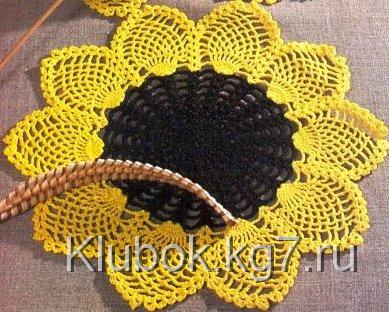 Салфетка «Подсолнух»