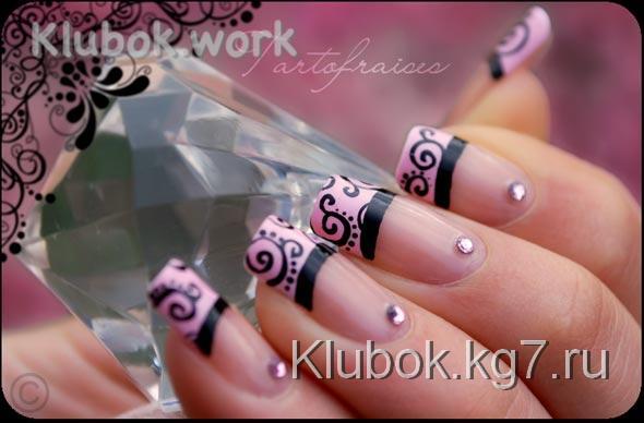 Французский маникюр дома Французский маникюр дома