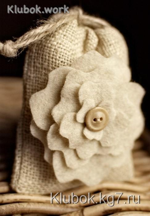 Мешочек из мешковины Мешочек из мешковины