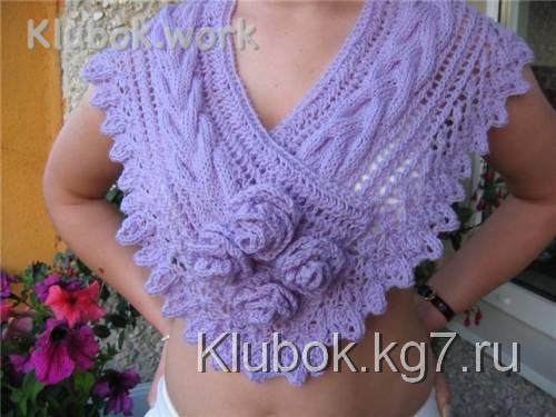 Шарфик с розочками Шарфик с розочками