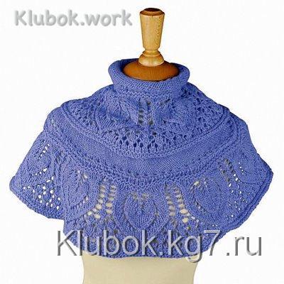 Шаль-фишю с листиками-листочками из Junghans-Wolle Шаль-фишю с листиками-листочками из Junghans-Wolle