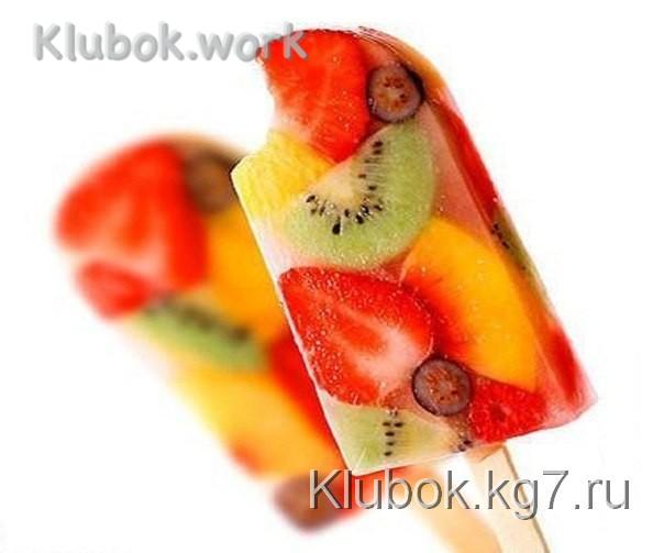 Фруктовое мороженое. Фруктовое мороженое.