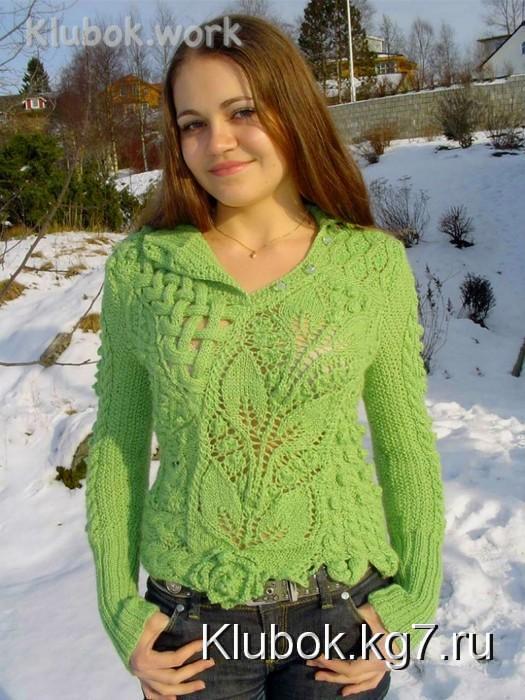 Салатовый свитер «Фантазия» Салатовый свитер «Фантазия»