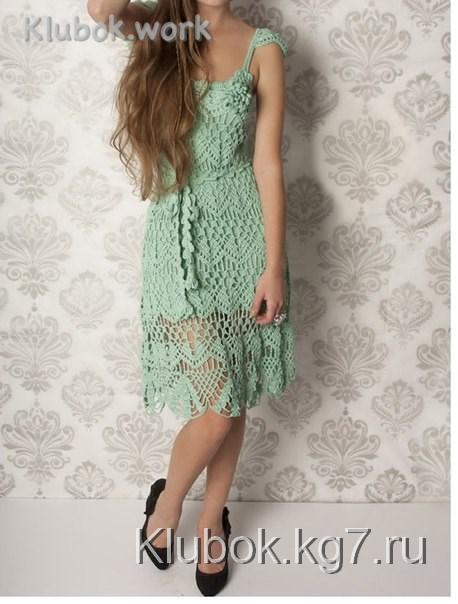 Сарафан крючком Сарафан крючком