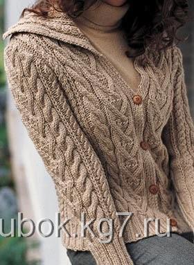 Жакет с косами Жакет с косами