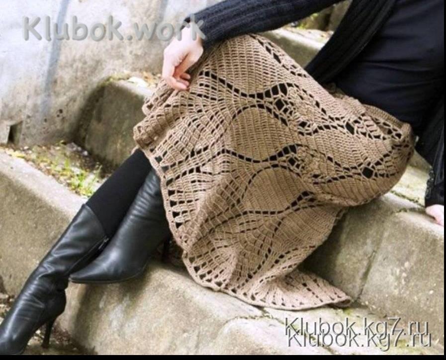 Вязаная юбка. Неизбитый вариант Вязаная юбка. Неизбитый вариант