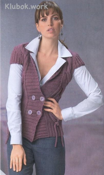 Жилет с короткими рукавами Жилет с короткими рукавами