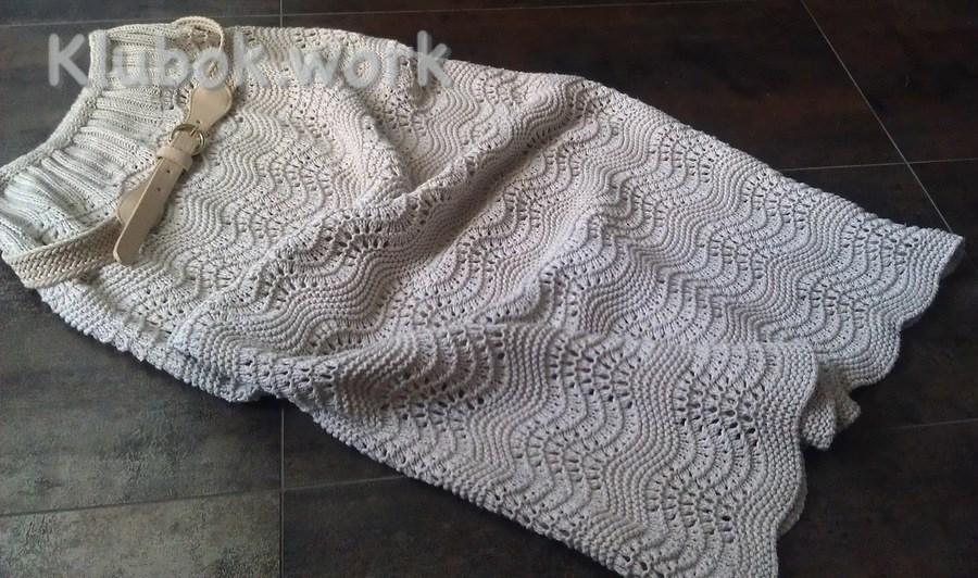 Юбочка волнами.Эта юбочка вяжется легко за три вечера! Юбочка волнами.Эта юбочка вяжется легко за три вечера!