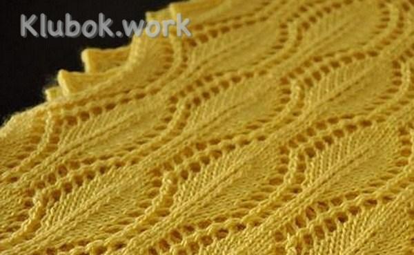 Ажурный узор с рельефным краем Ажурный узор с рельефным краем