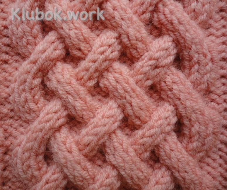 Узор кельтская коса Узор кельтская коса