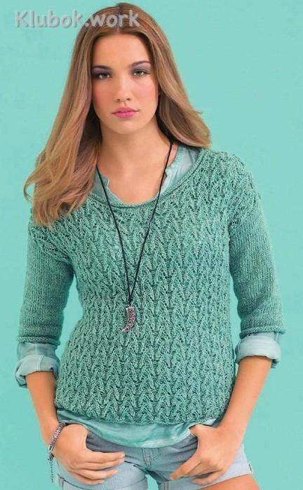 Спицы.Пуловер. Спицы.Пуловер.