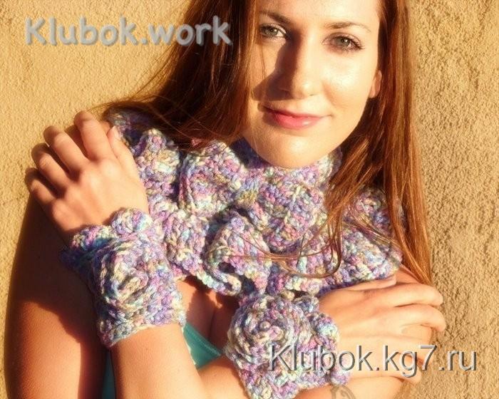 Аксессуары крючком для модных леди