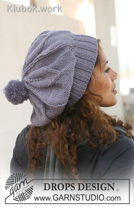 Берет спицами из Дропс Берет спицами из Дропс