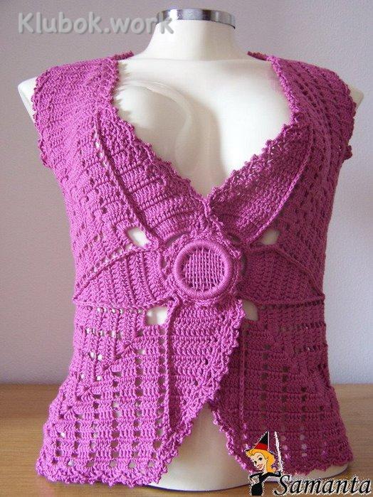 Вязаный жилет - вещь в гардеробе просто незаменимая! Вязаный жилет - вещь в гардеробе просто незаменимая!