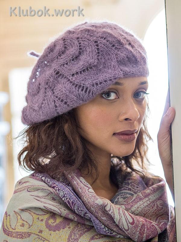 Ажурный берет спицами Ажурный берет спицами