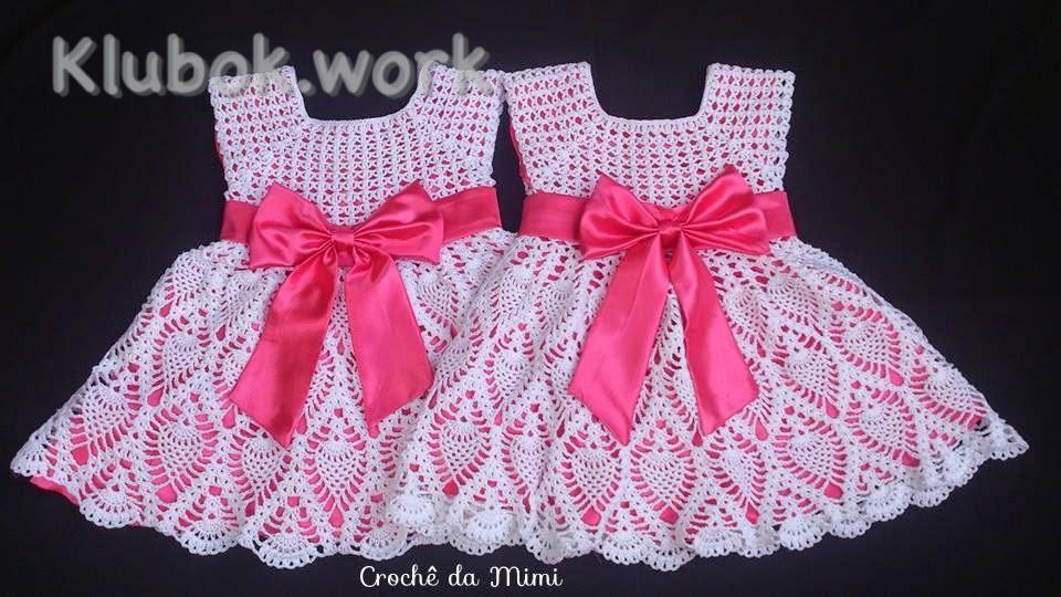 Платье крючком для девочки Платье крючком для девочки