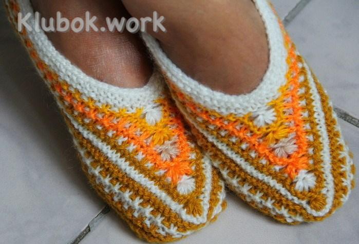 Тапочки  Валентины Моргуновой Тапочки  Валентины Моргуновой