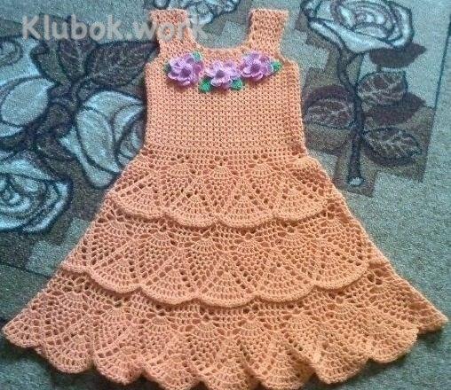 Сарафан крючком Сарафан крючком