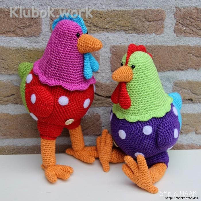 Петушок крючком. Петушок крючком.