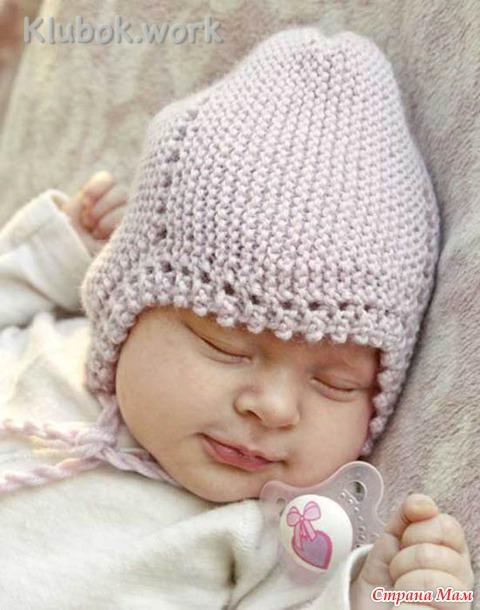 Нежная шапочка «Lullaby» от Drops Design вязаная спицами. Нежная шапочка «Lullaby» от Drops Design вязаная спицами.