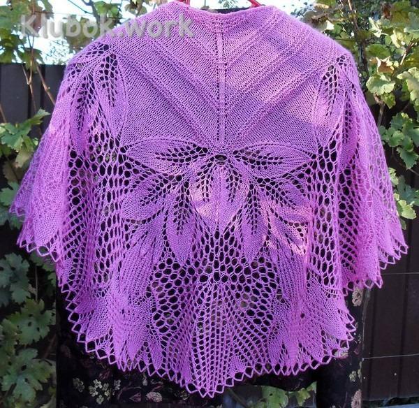 Шаль Гентиана Шаль Гентиана