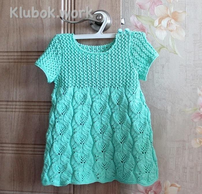 Прелестное платьице для малышки 1-2 ЛЕТ. Прелестное платьице для малышки 1-2 ЛЕТ.