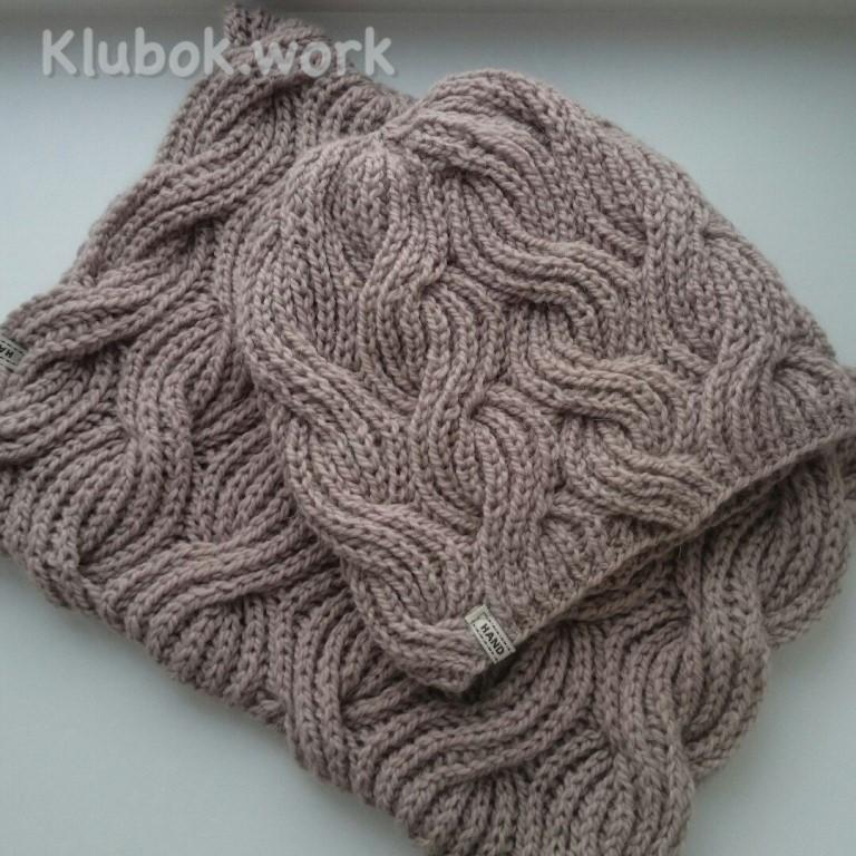 Шарф и шапка в технике Бриошь (BRIOCHE). Попробуйте и вы! Шарф и шапка в технике Бриошь (BRIOCHE). Попробуйте и вы!