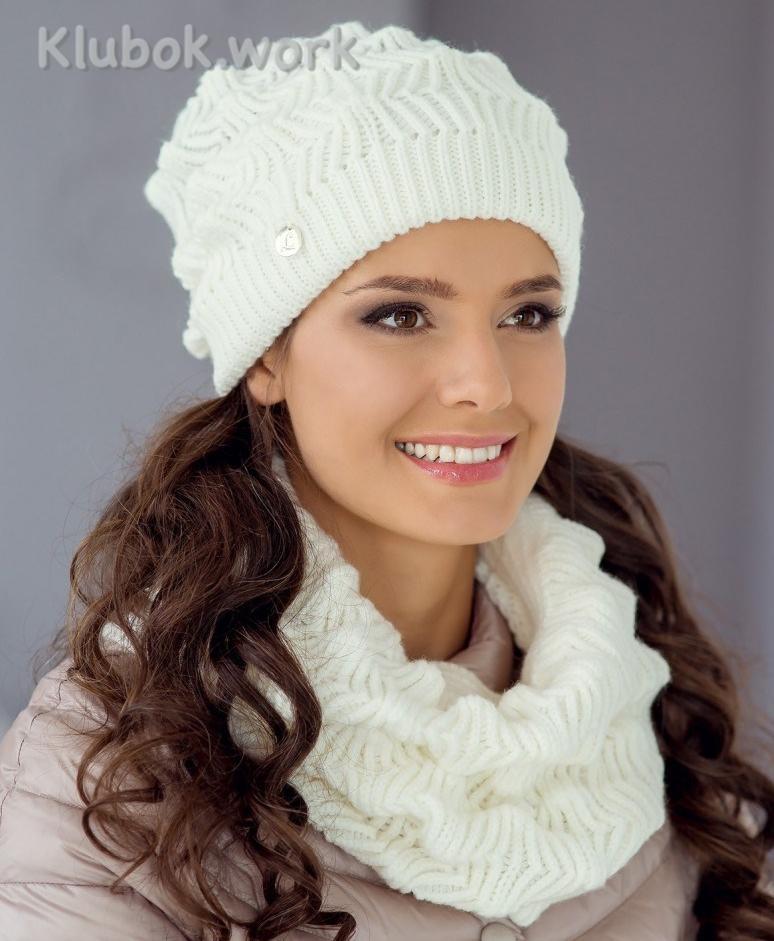 Вяжем оригинальный комплект: модная шапка и снуд с рельефным узором. Вяжем оригинальный комплект: модная шапка и снуд с рельефным узором.