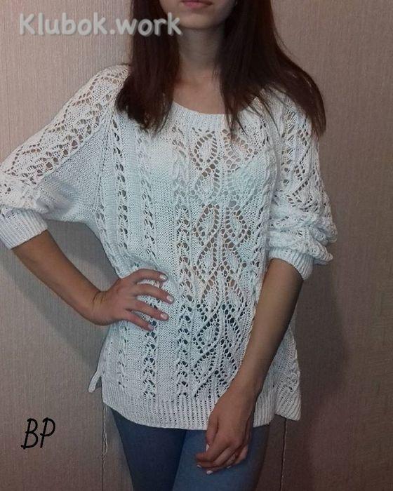 Ажурный пуловер Ажурный пуловер