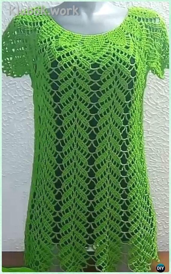 Красивая туника крючком Красивая туника крючком