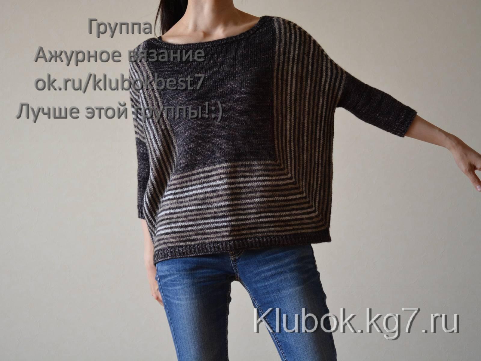 Пуловер "Ярви" по дизайну Веры Валимаки.