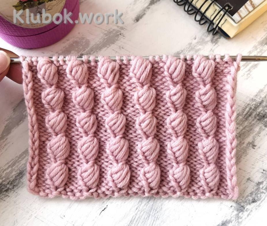 Красивый узор спицами Красивый узор спицами