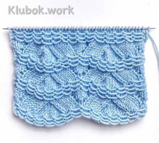 Узор спицами  Узор спицами