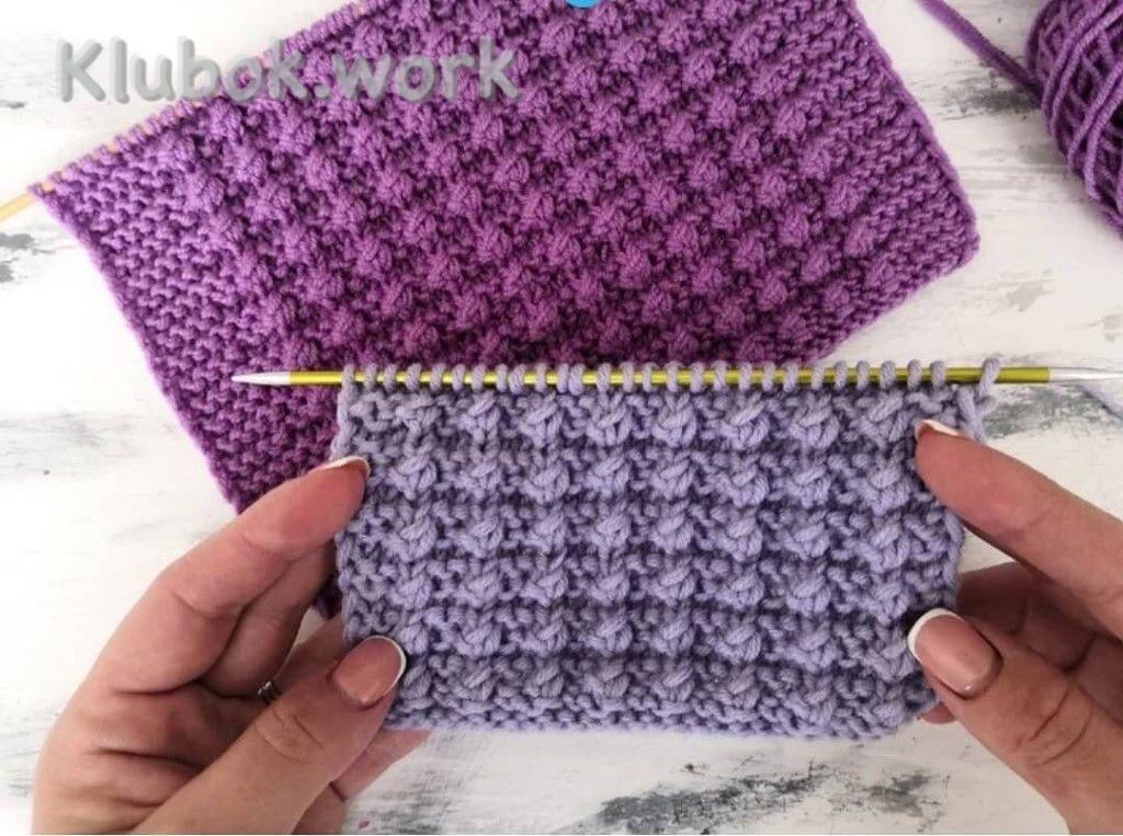 Классный и простой узор спицами Классный и простой узор спицами