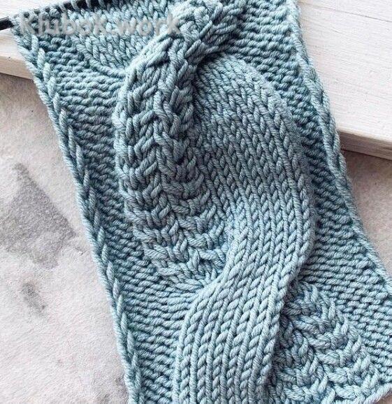 Шикарный узор спицами Шикарный узор спицами