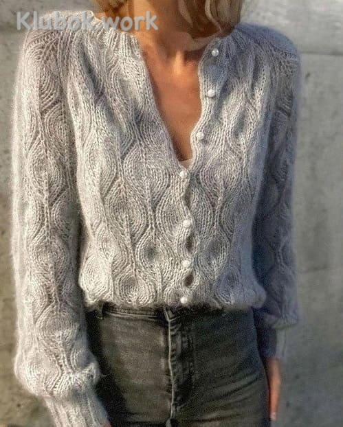 Французские кофточки на пуговицах из мохера  Французские кофточки на пуговицах из мохера