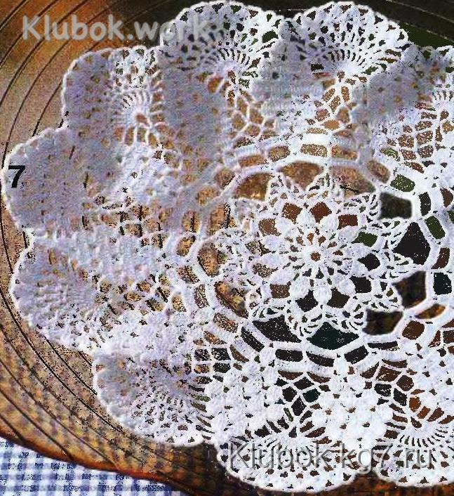 Салфетка цветок Салфетка цветок